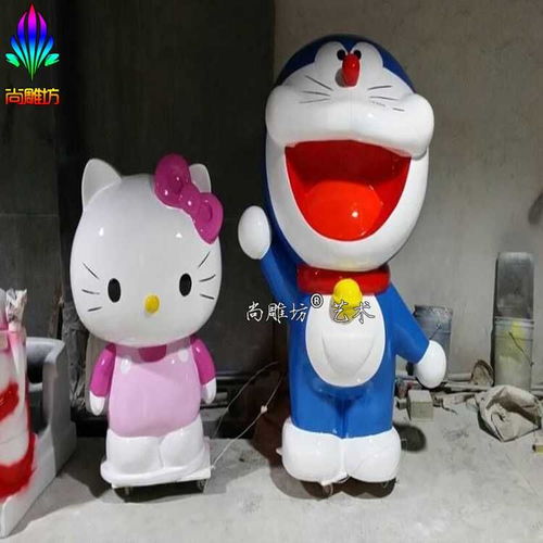 迪斯尼卡通動物玻璃鋼雕塑 工藝品制作與展覽擺件藝術